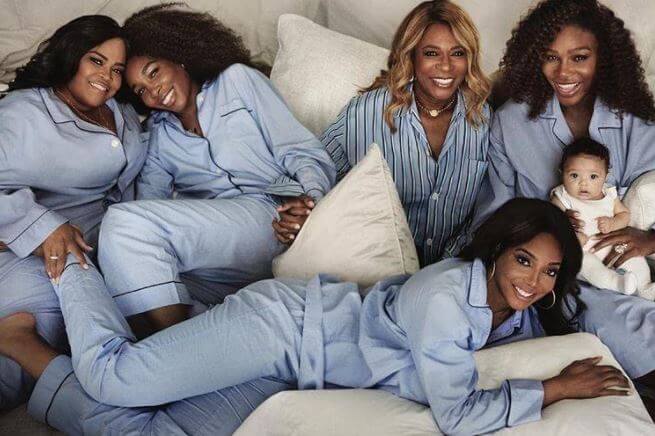 Isha Price with her sisters, mom, and niece.